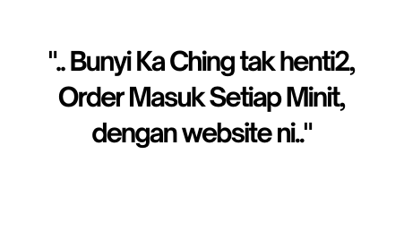 Bunyi Ka Ching tak henti2 Order Masuk Setiap Minit dengan website ni